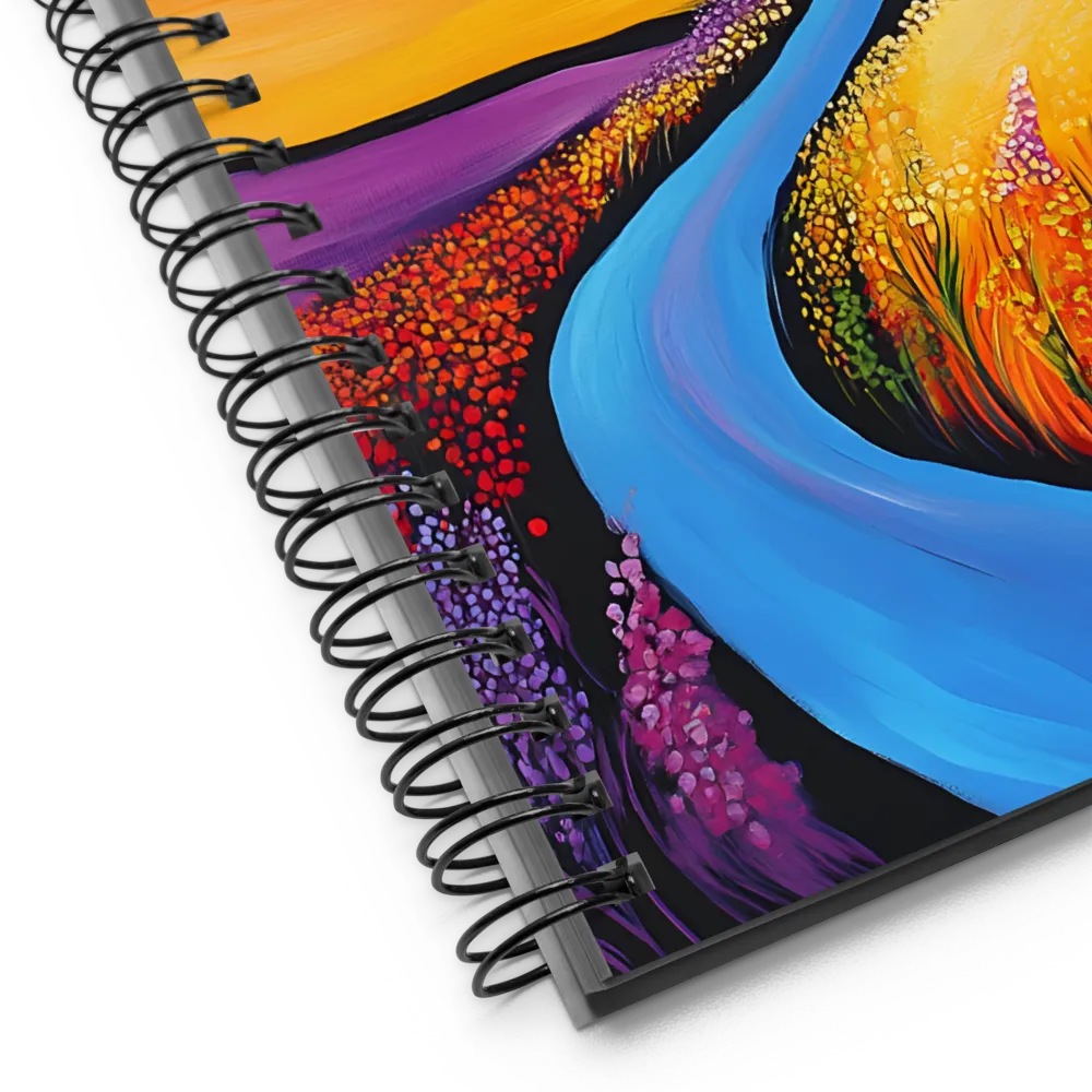 Tuscan Fields of Color 
 Spiral Notebook | 140 pages
