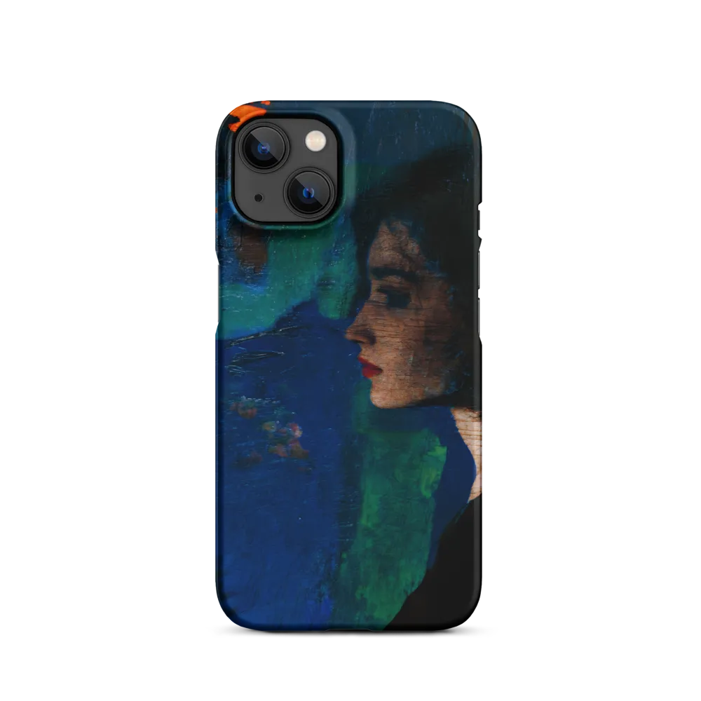 Profile in Blue and Emerald | Phone Case