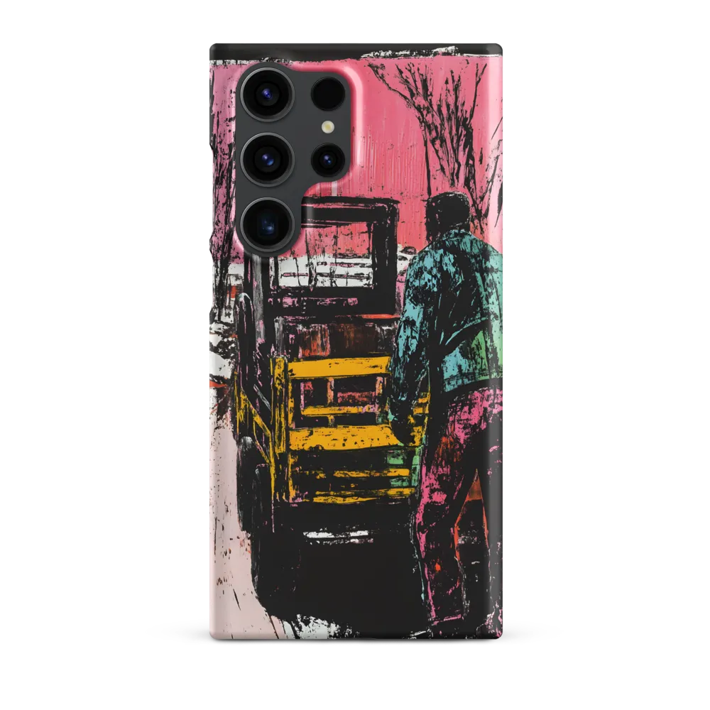 Man with Yellow Truck | Phone Case