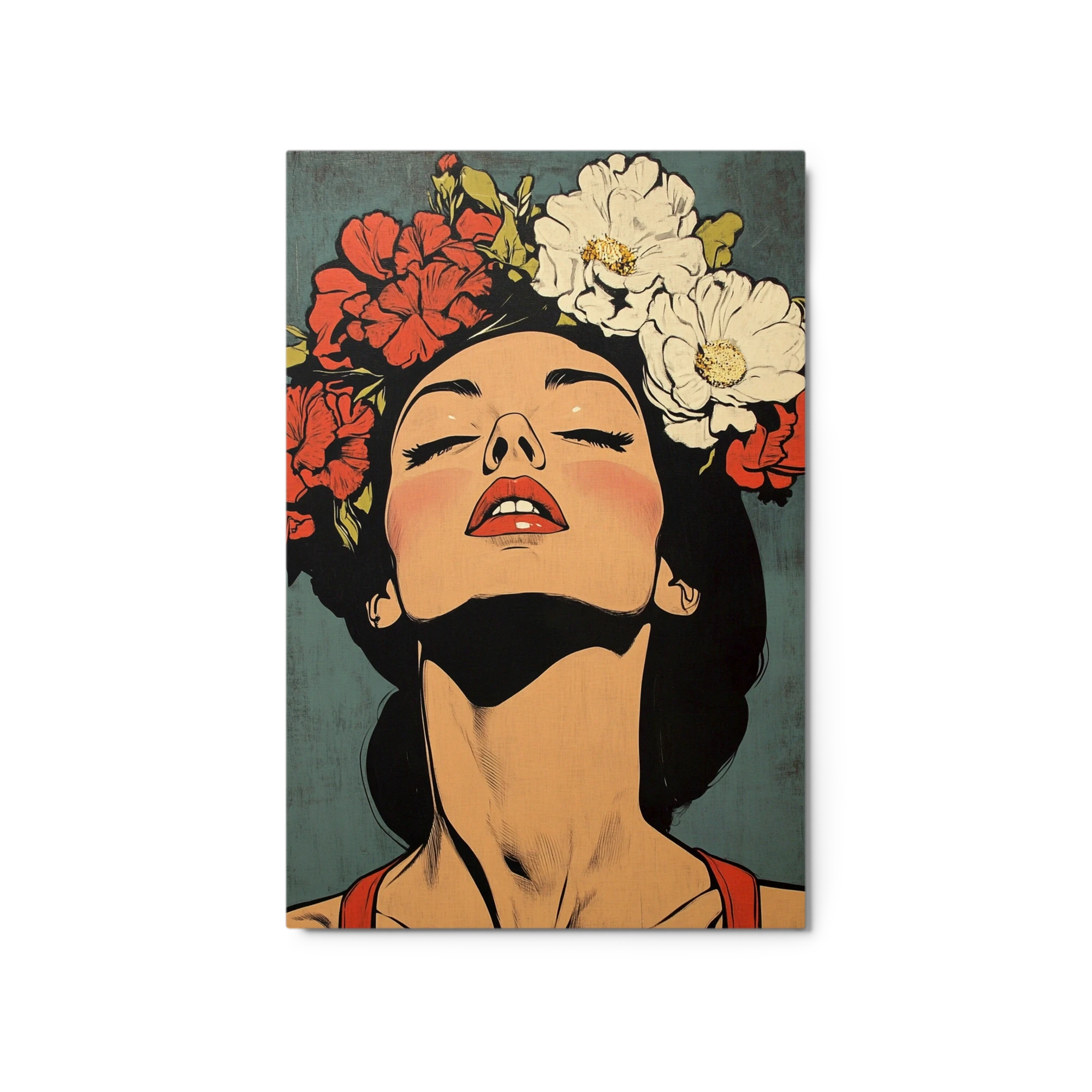Floral Pop Art Portrait