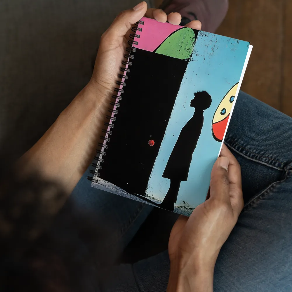 Vibrant Silhouette 
 Spiral Notebook | 140 pages
