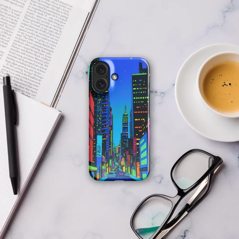 Cyberpunk City Nights 
 iPhone 14 Plus | Tough Case
