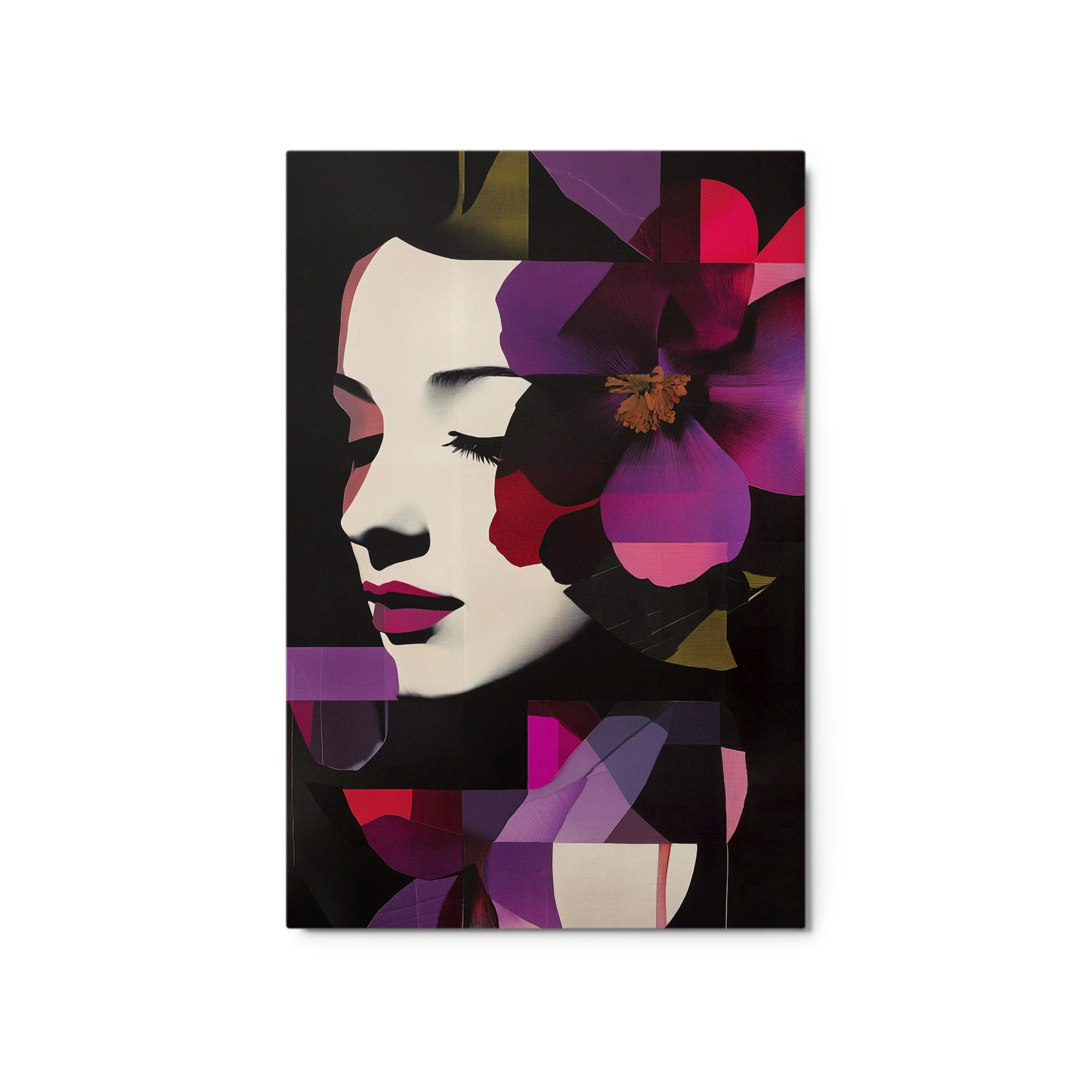 Chromatic Bloom Portrait