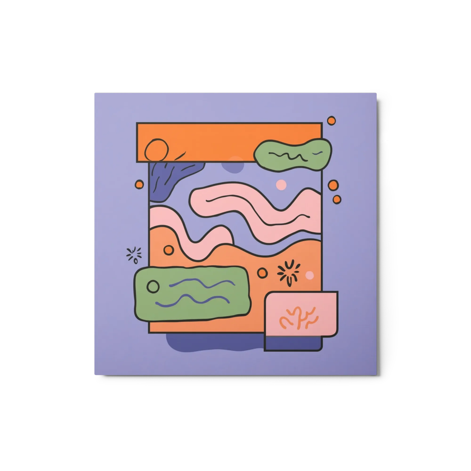 Memphis Wave Abstraction