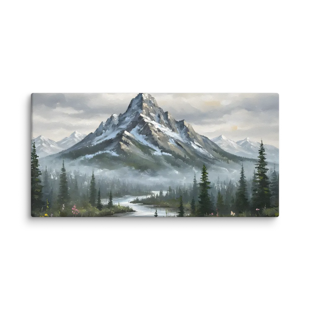 Alpine Serenade 
 Poster with Black Frame | 20″x 30″
