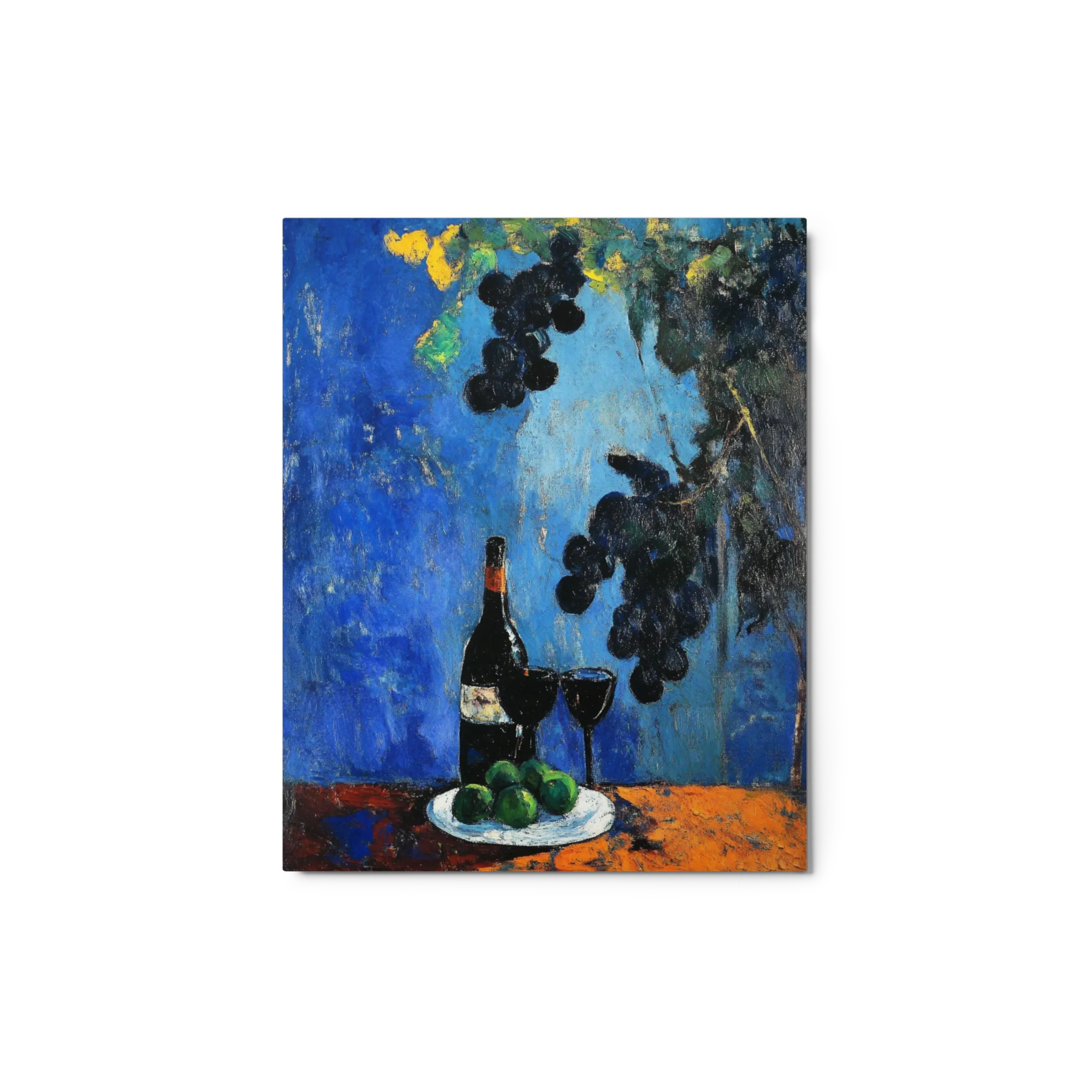 Blue Still Life with Grapes