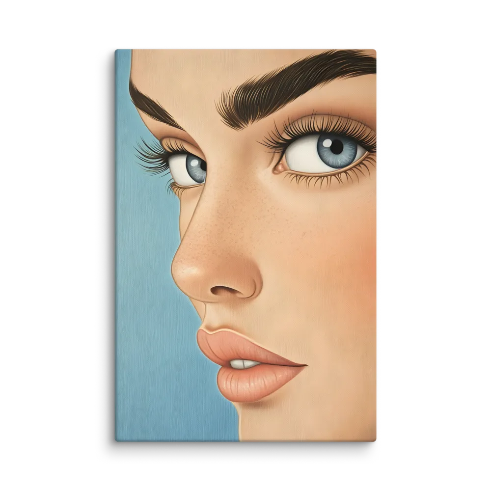 Gaze of the Blue Eyes 
 Canvas | 32″x 48″