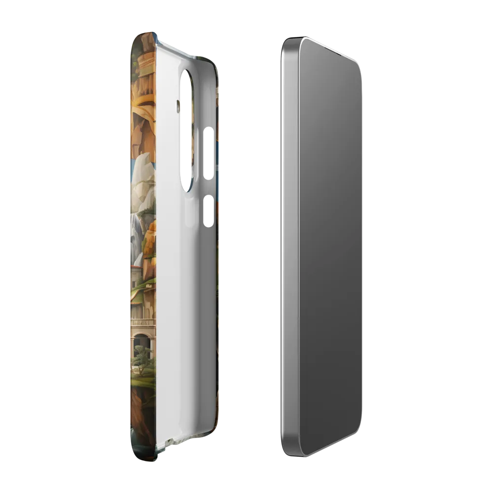 Fantastical Landscape with Waterfalls | Phone Case