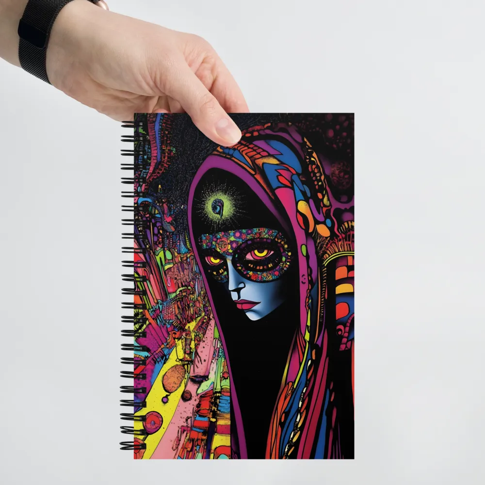 Psychedelic Masked Vision 
 Spiral Notebook | 140 pages