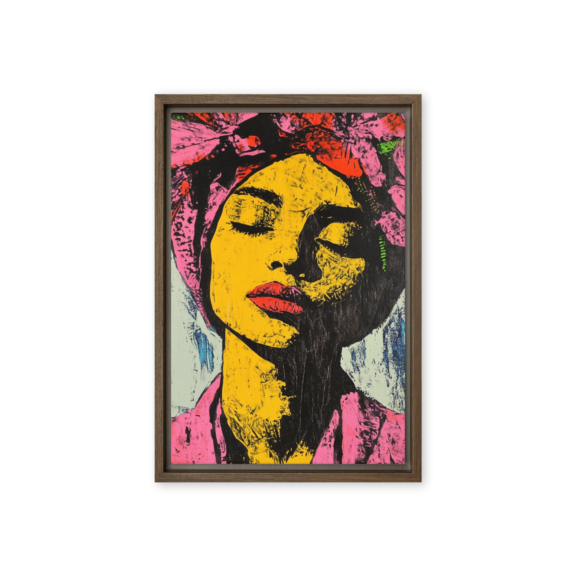 Portrait Vibrant d'une Femme