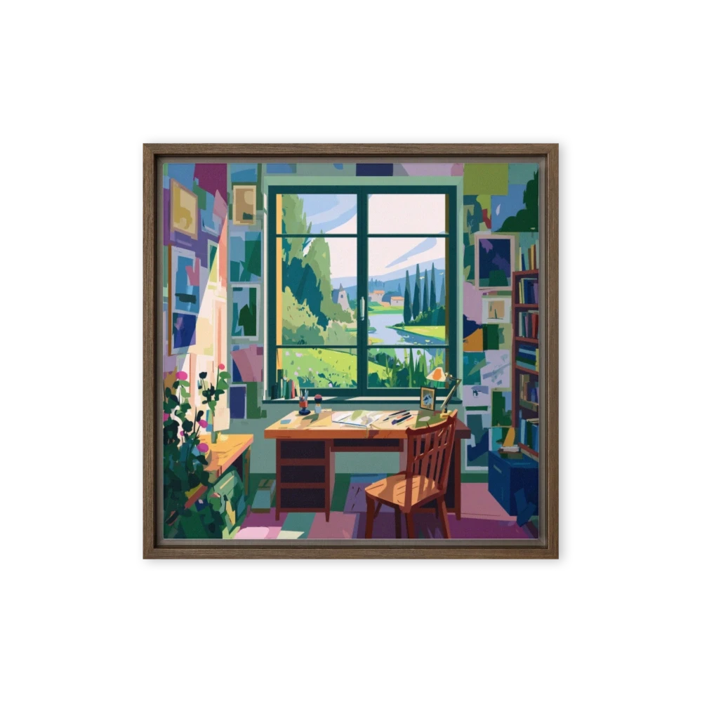 Sunlit Studio Window
