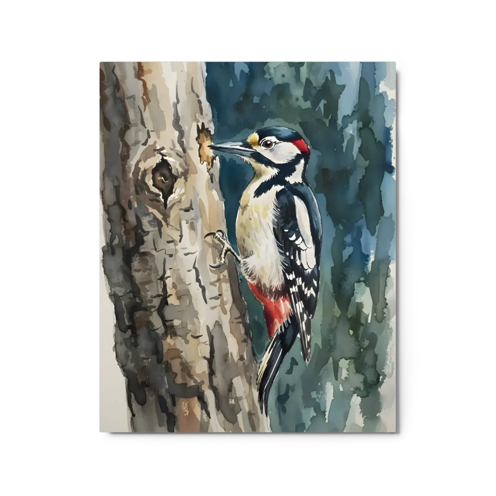 The Forest Drummer 
 Metal Print | 20″x 30″