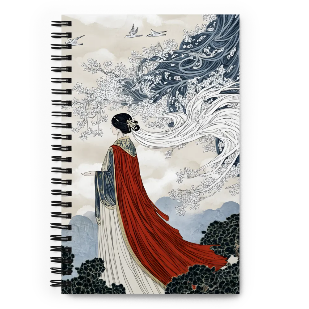 Serene Blossom Journey 
 Spiral Notebook | 140 pages