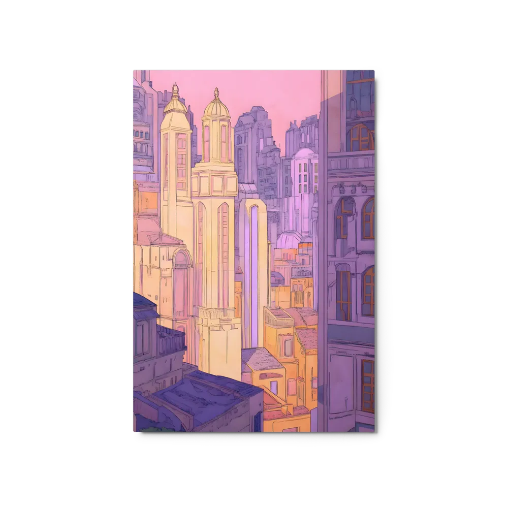 Pastel City Towers | Art Print