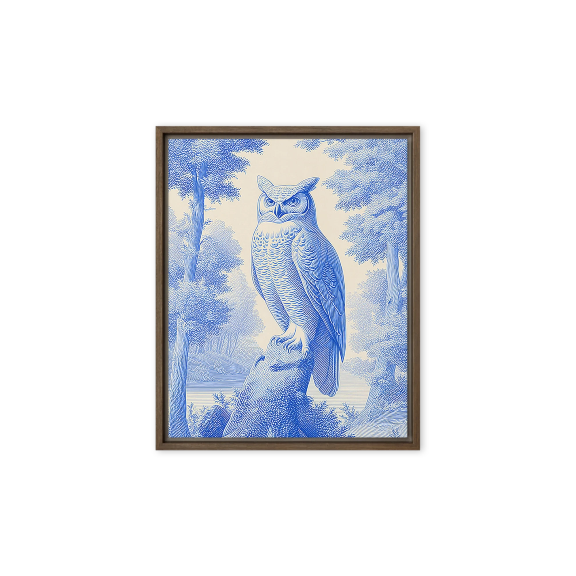 The Blue Owl | Art Print