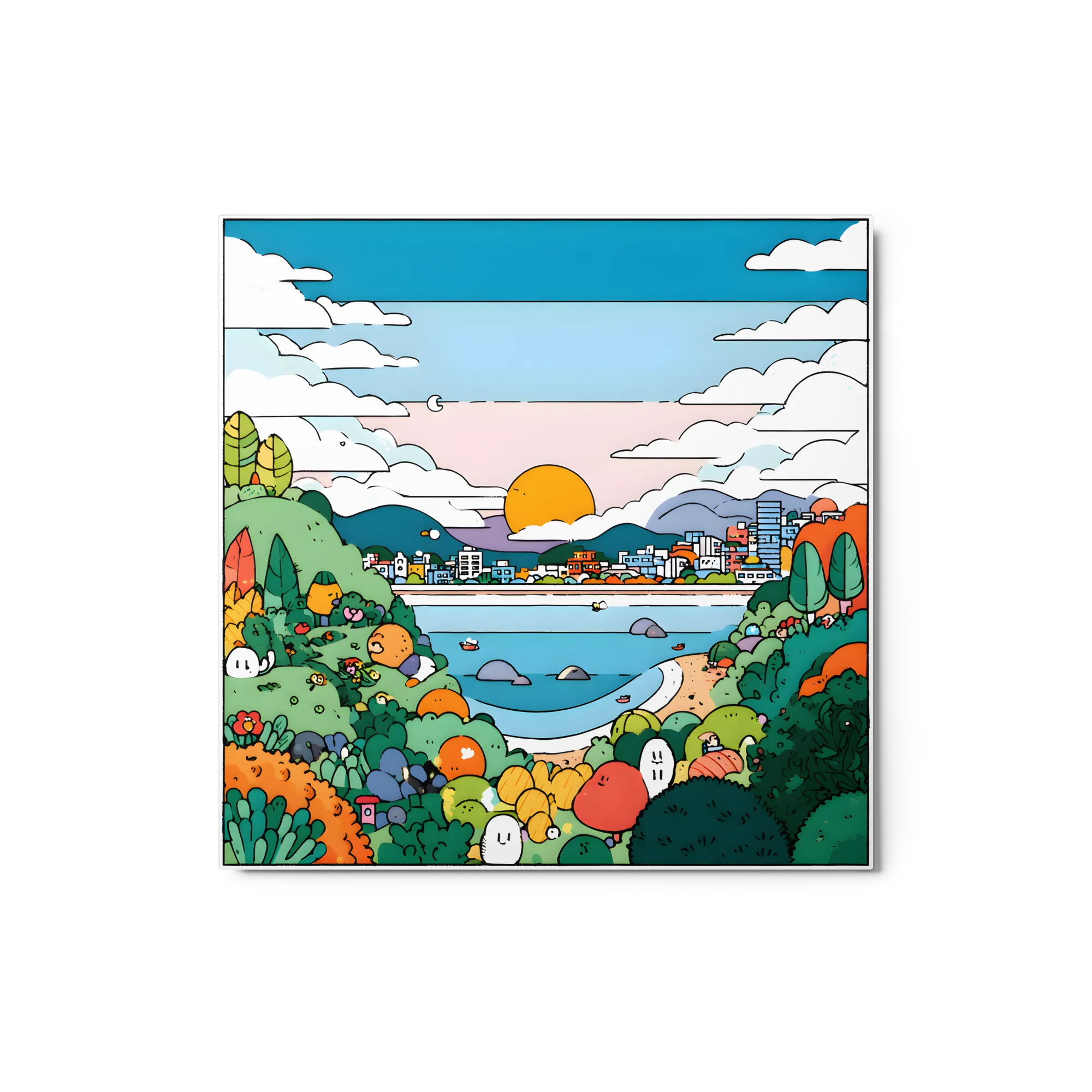 Whimsical Coastal Sunset