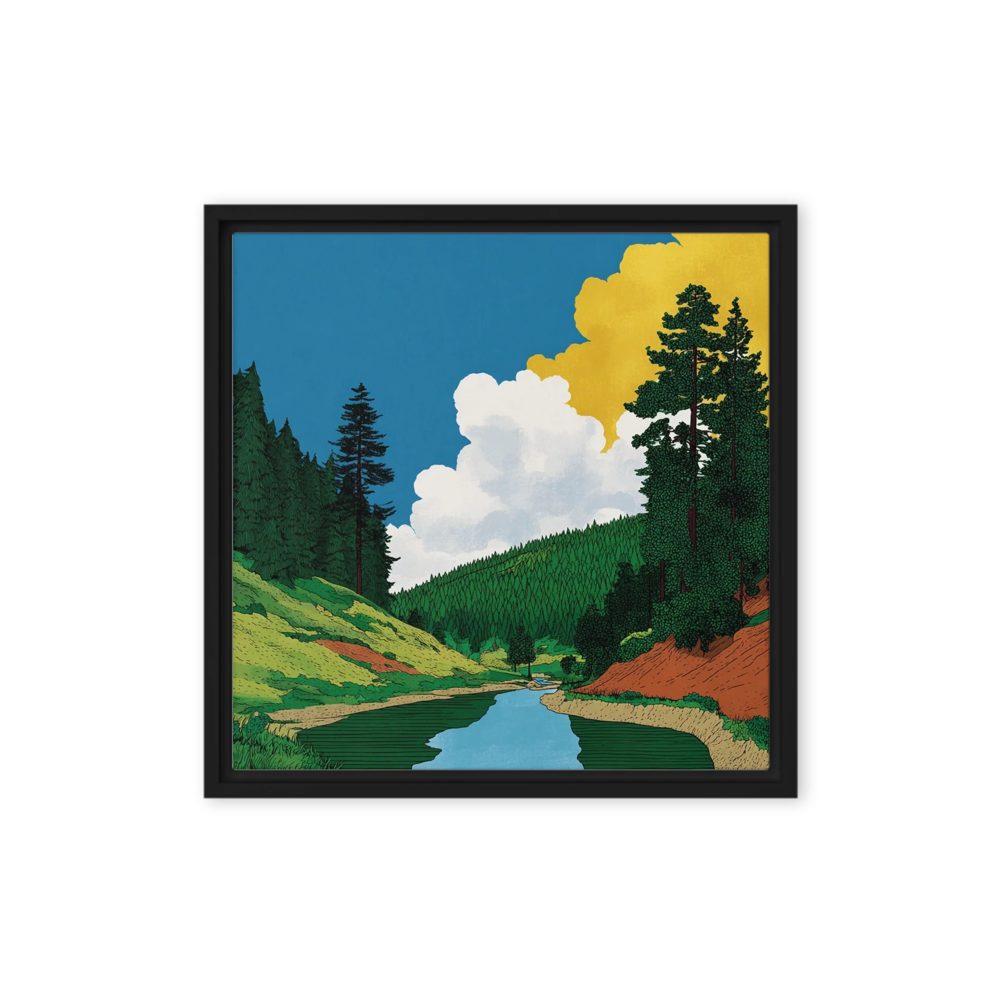 Mountain River Valley