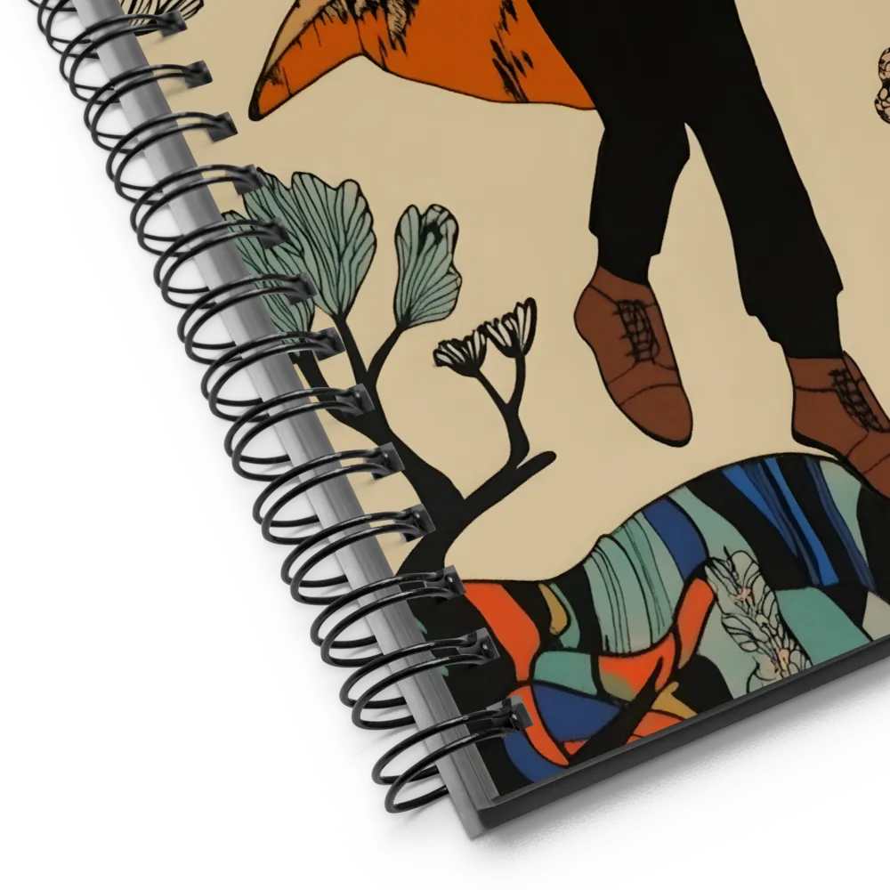 Patterned Wanderer 
 Spiral Notebook | 140 pages