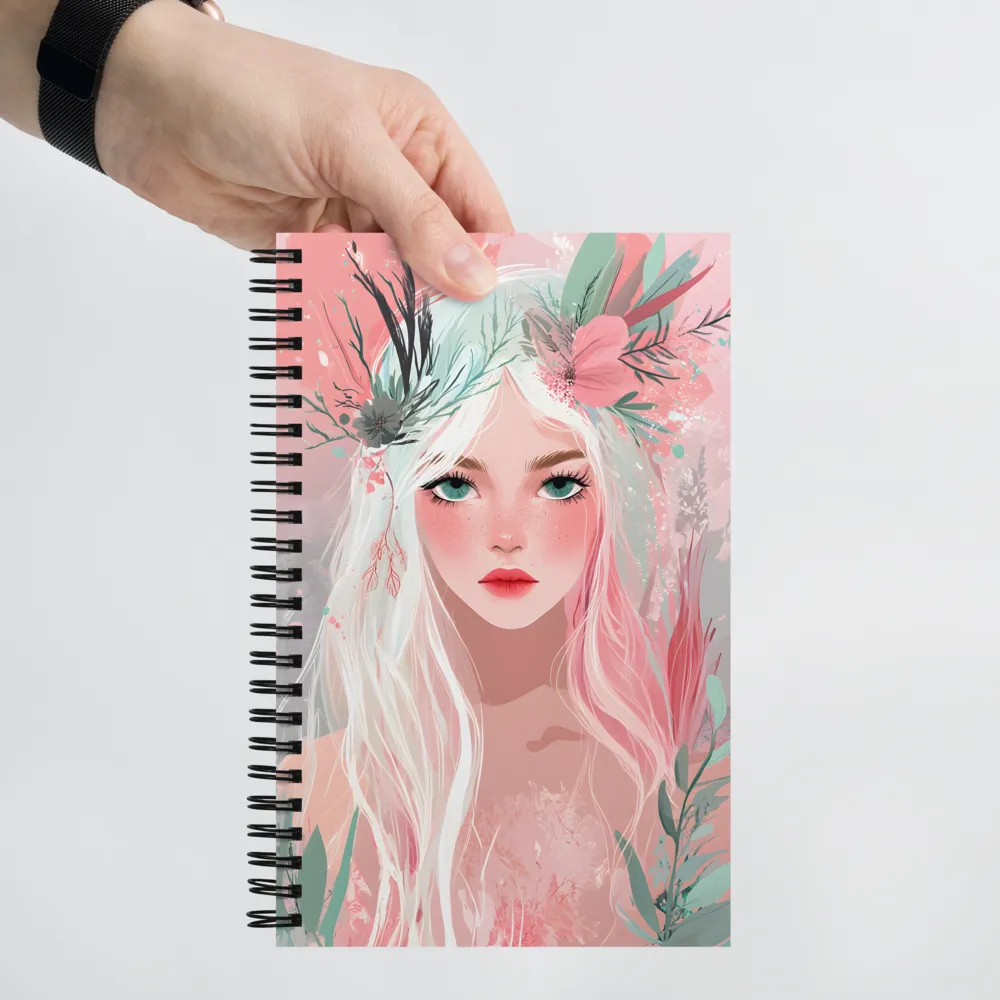 Ethereal Bloom 
 Spiral Notebook | 140 pages