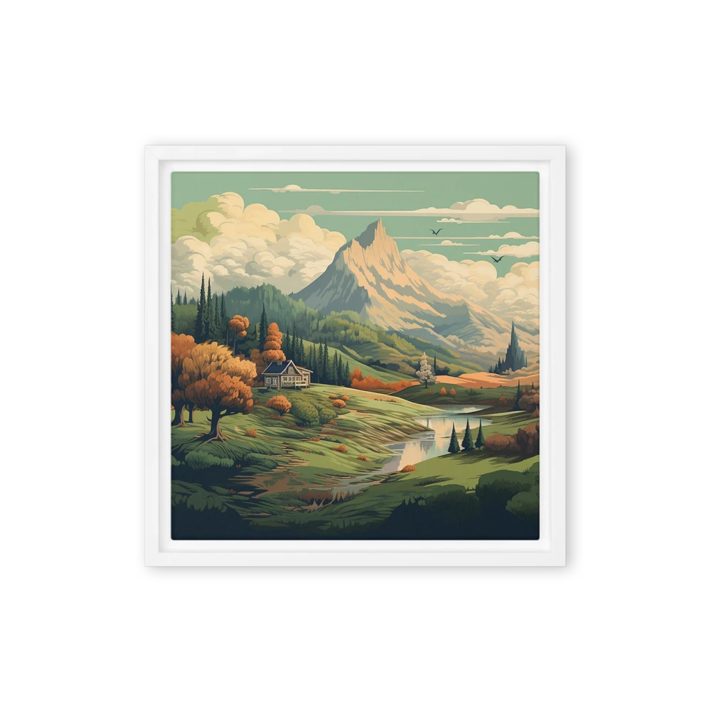 Tranquil Mountain Vista | Art Print