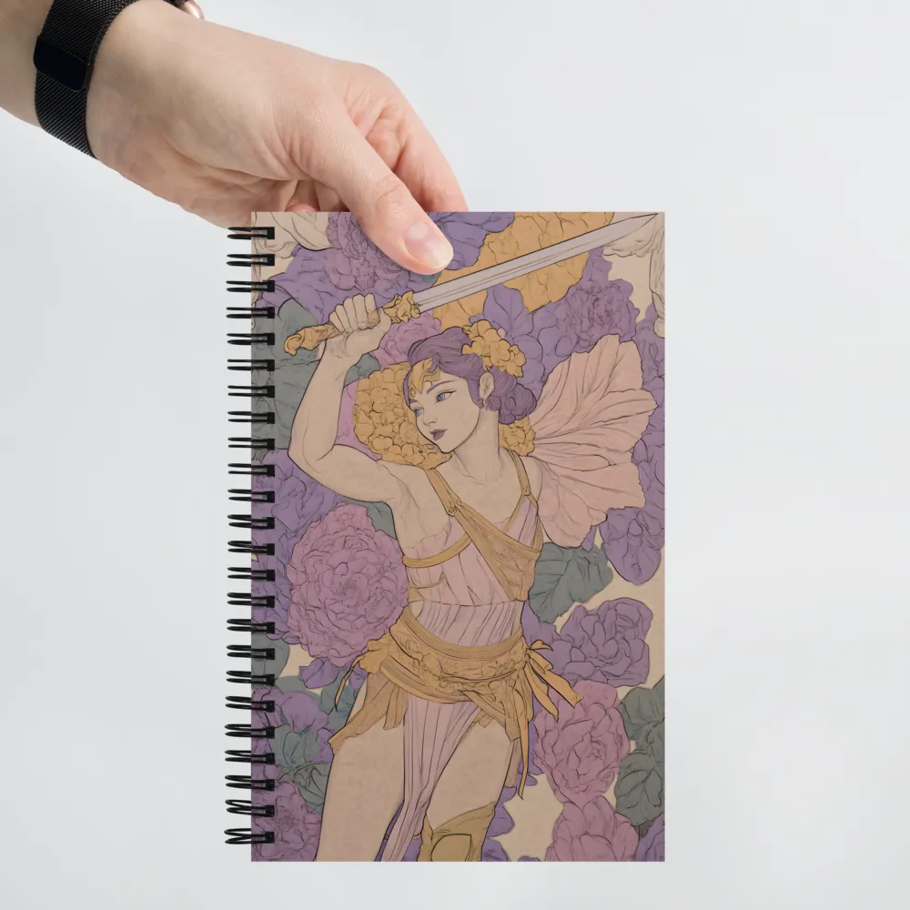 Art Nouveau Warrior 
 Spiral Notebook | 140 pages