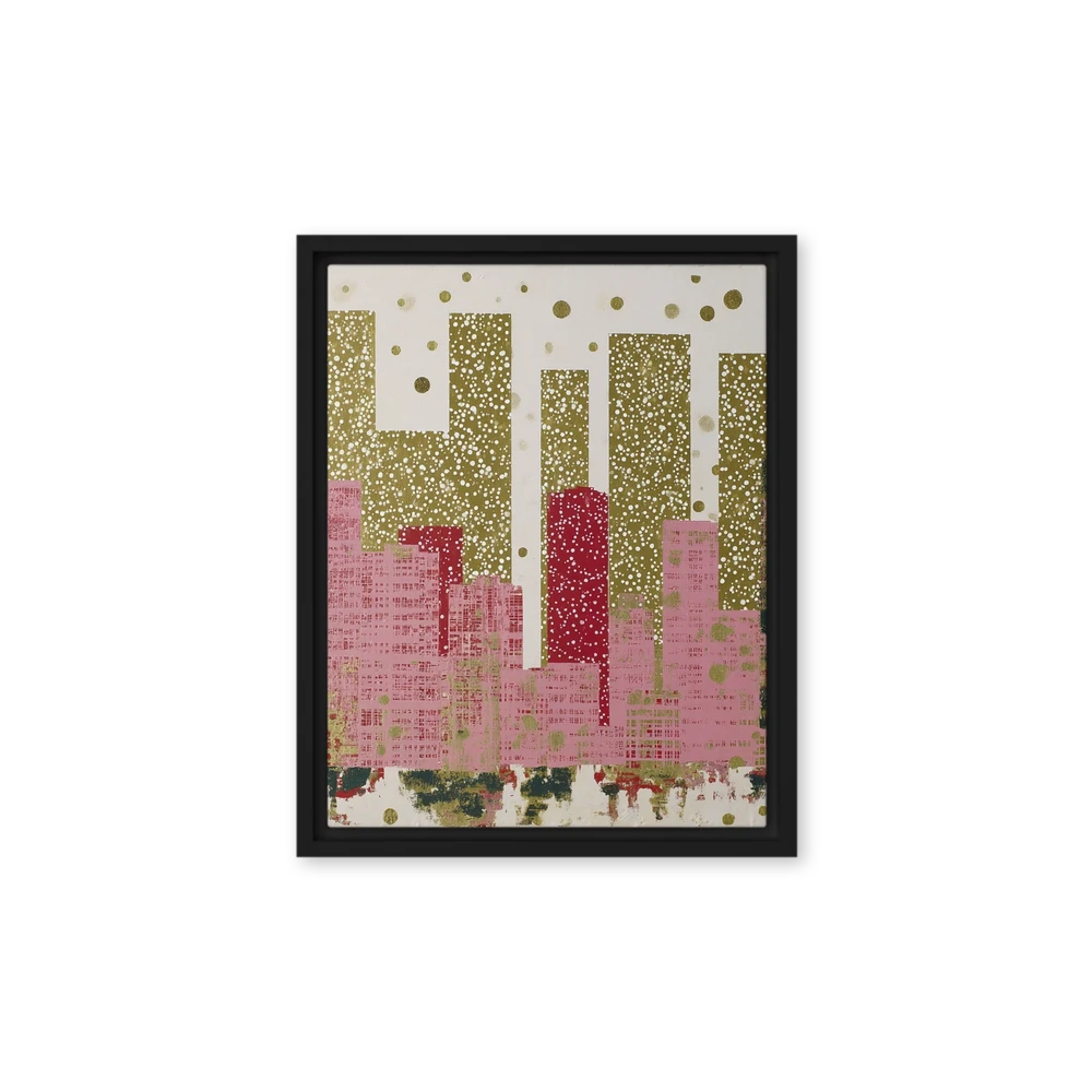 Golden Skyline in Pink | Art Print