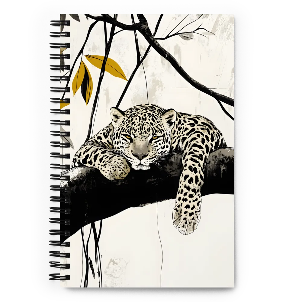 Resting Jaguar 
 Spiral Notebook | 140 pages