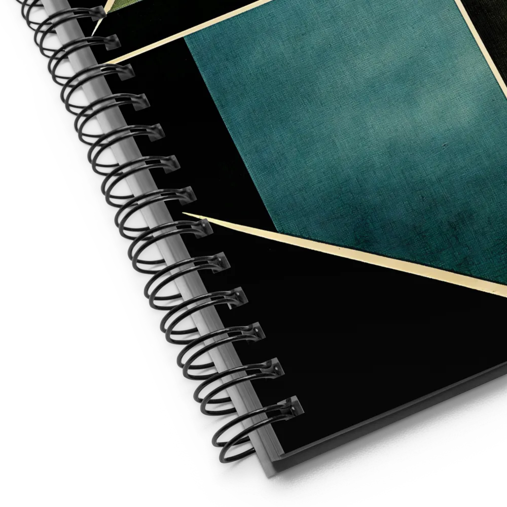 Abstract Geometric Composition 
 Spiral Notebook | 140 pages