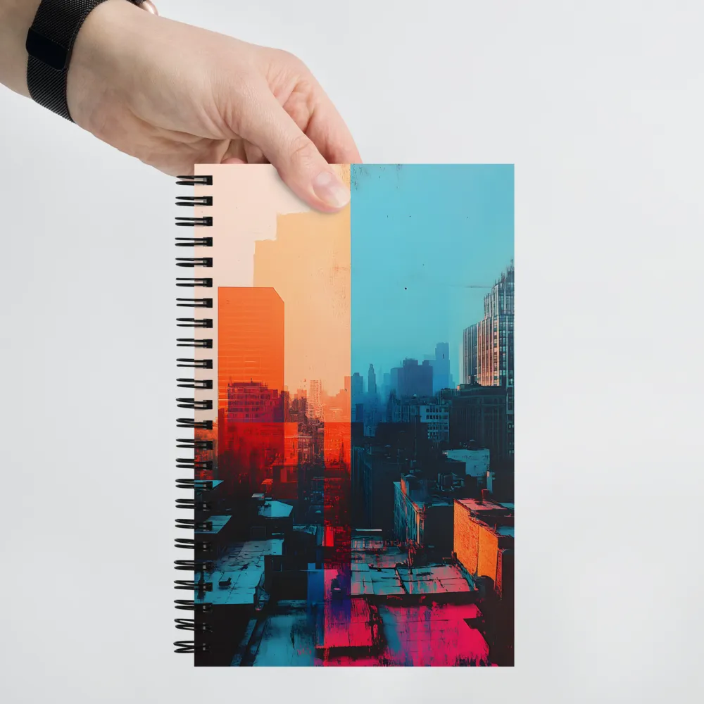 City Split Horizon 
 Spiral Notebook | 140 pages