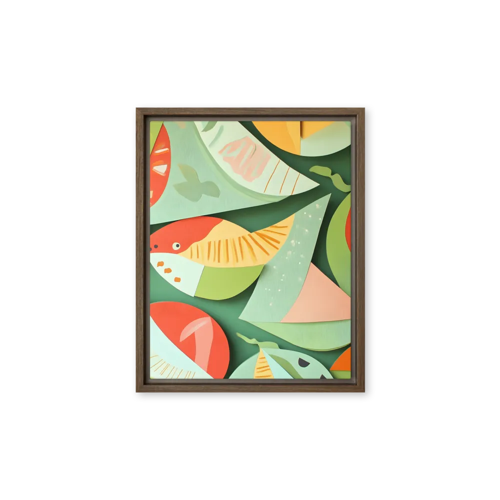 Forest Paper Symphony 
 Canvas | 26″x 26″