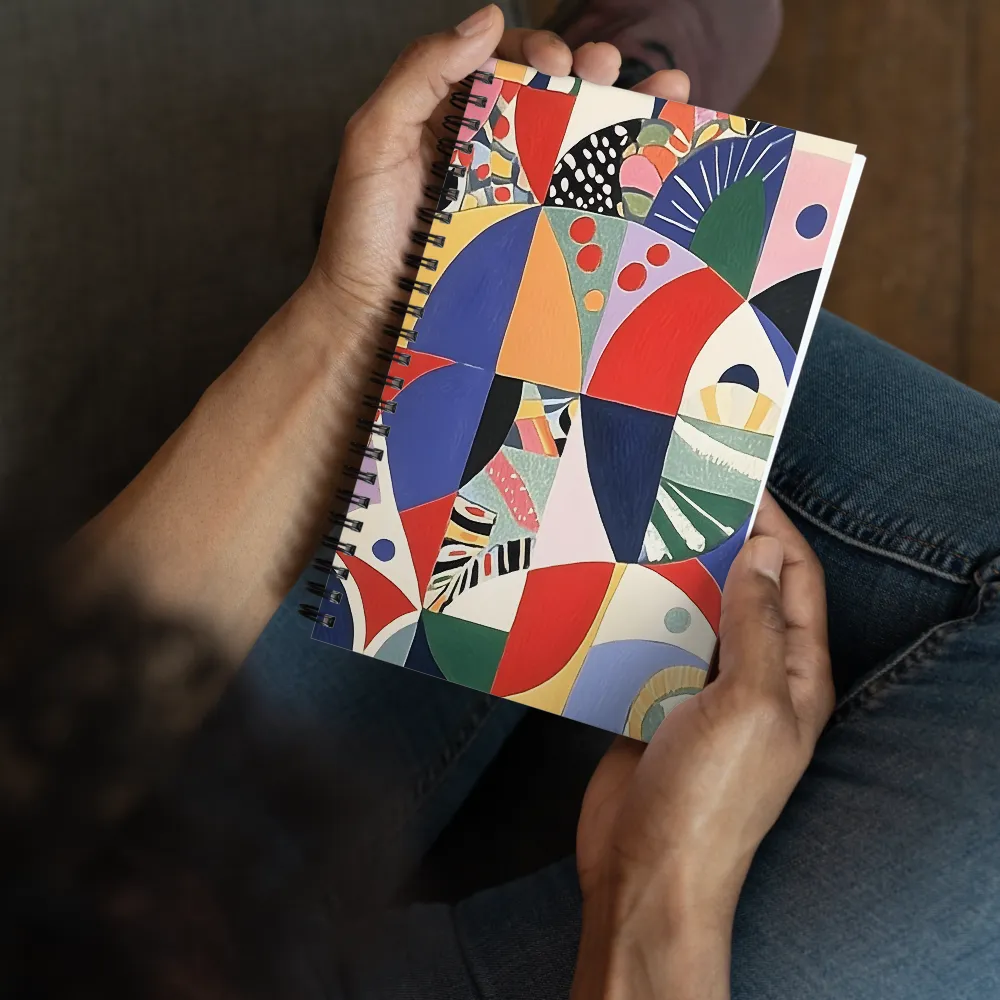 Abstract Mosaic of Colors 
 Spiral Notebook | 140 pages