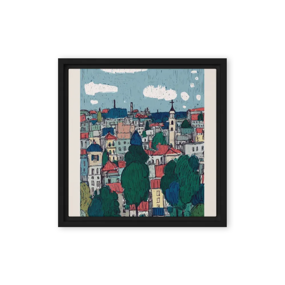 Urban Harmony 
 Metal Print | 12″x 12″