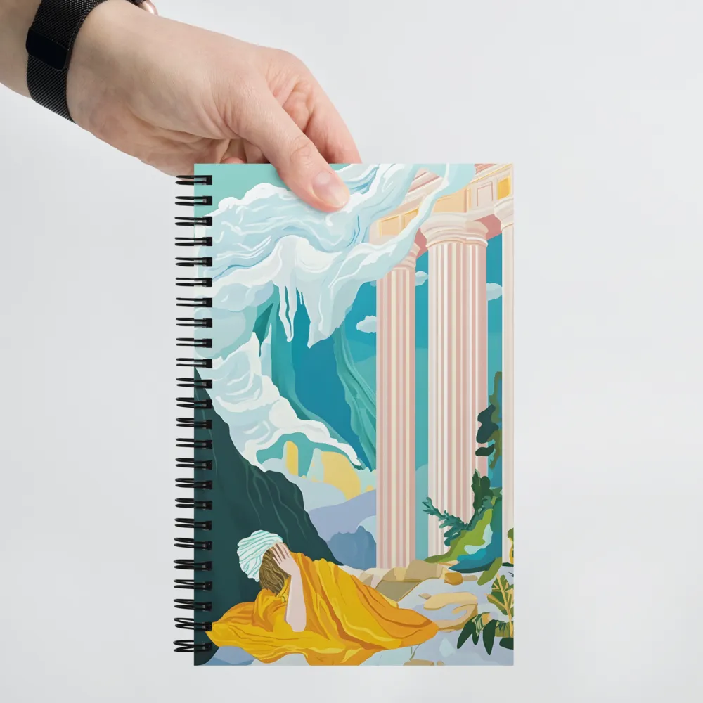 Respite in a Fantastical Ruin 
 Spiral Notebook | 140 pages