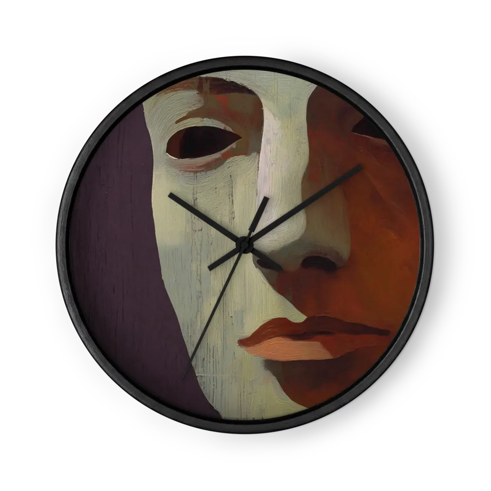 Mask of Shadows | Wall Clock