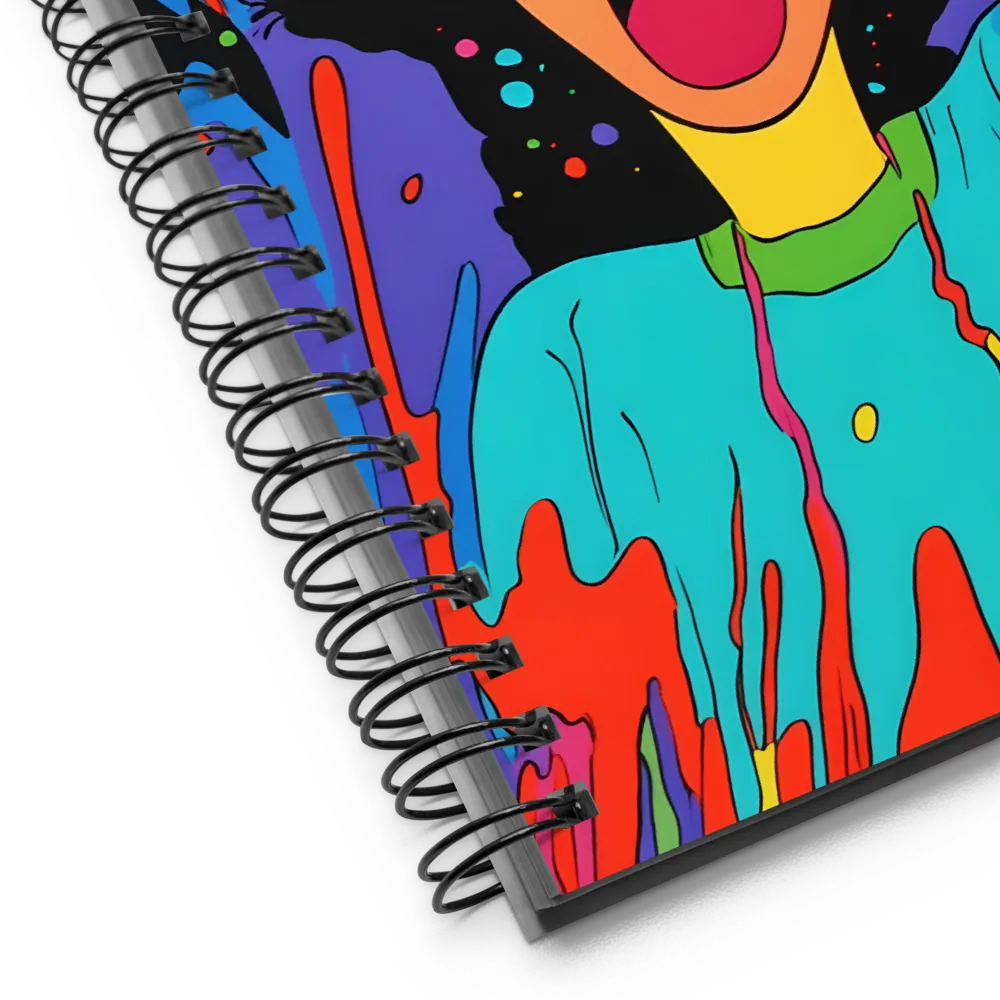 Exploding Expression of Color 
 Spiral Notebook | 140 pages