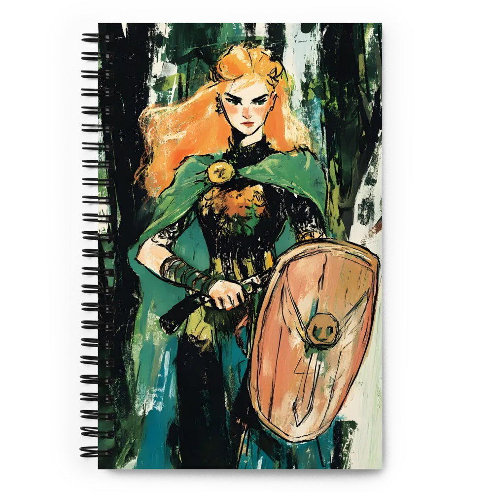 Red-Haired Warrior 
 Spiral Notebook | 140 pages