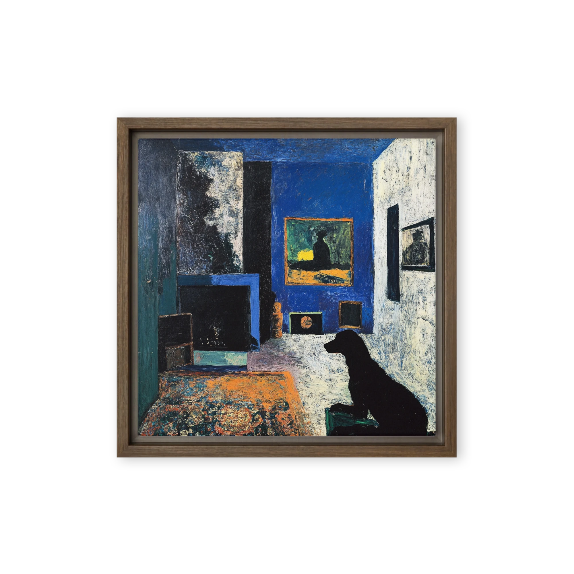 The Blue Room Companion | Art Print