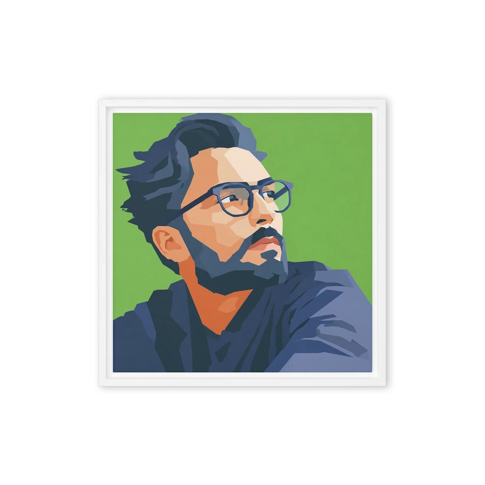 Vector Man Portrait | Art Print