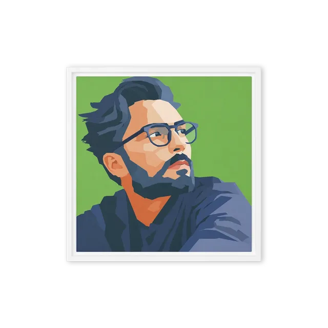 Vector Man Portrait | Art Print