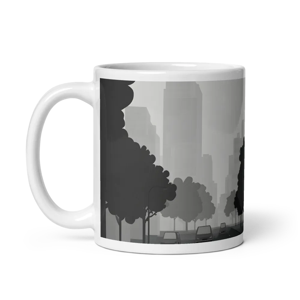 Avenue in Grayscale