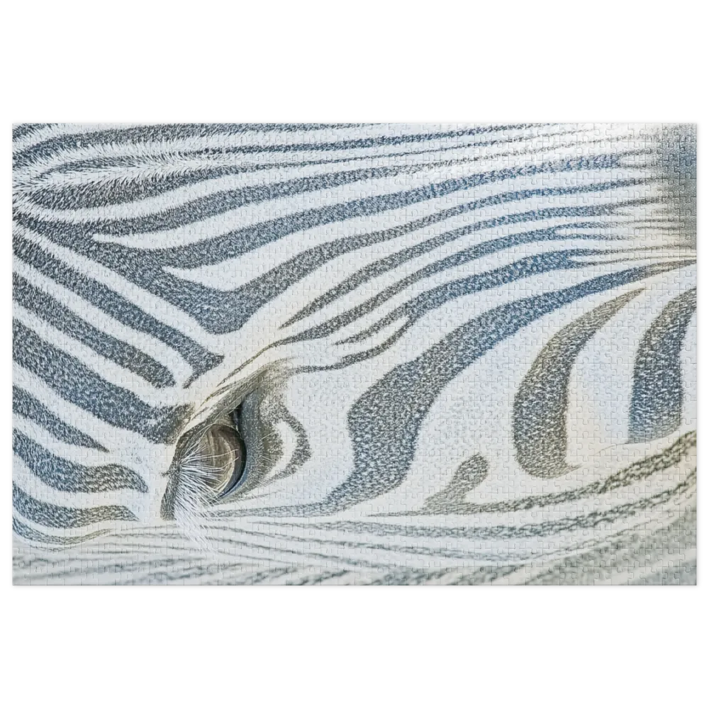 O Olhar da Zebra 
 Puzzle em caixa de metal