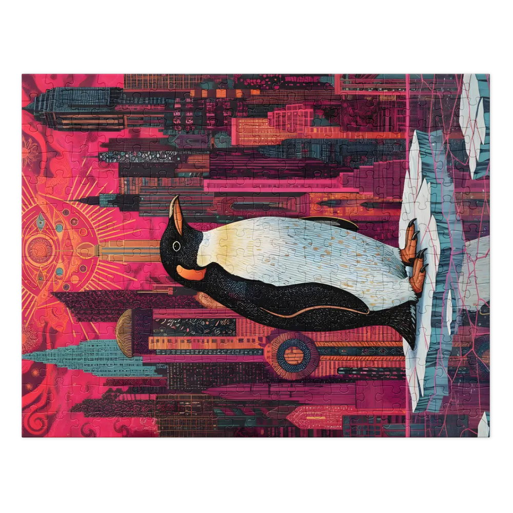 Neon City Penguin | Jigsaw Puzzles