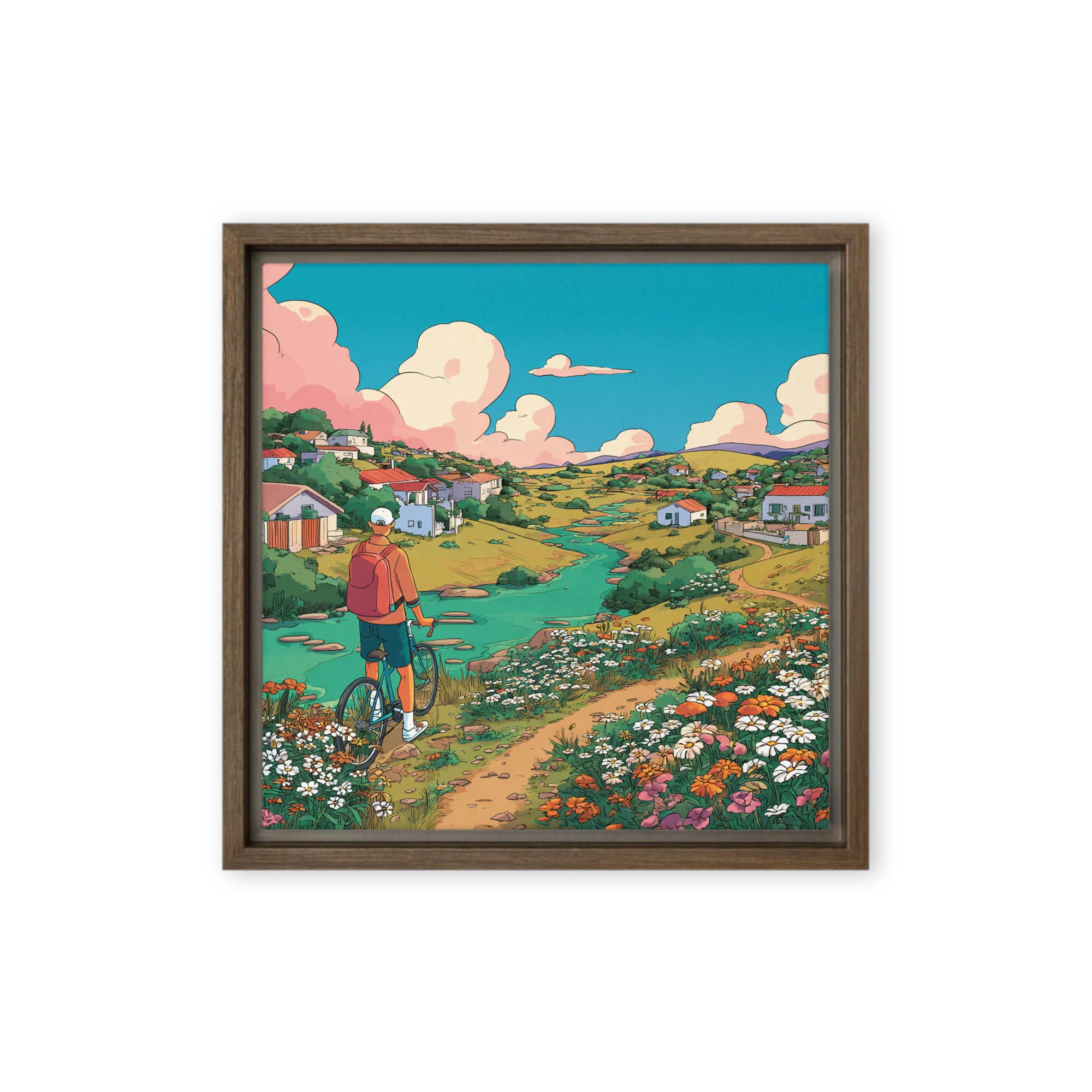 Overlooking the Valley | Art Print