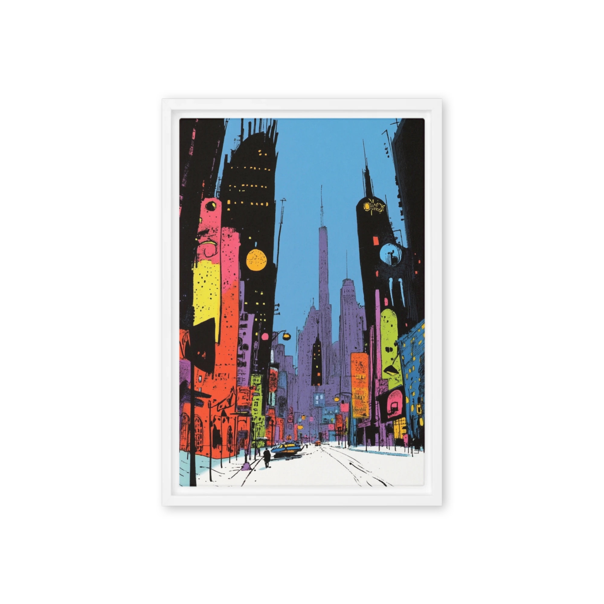 Electric Cityscape | Art Print