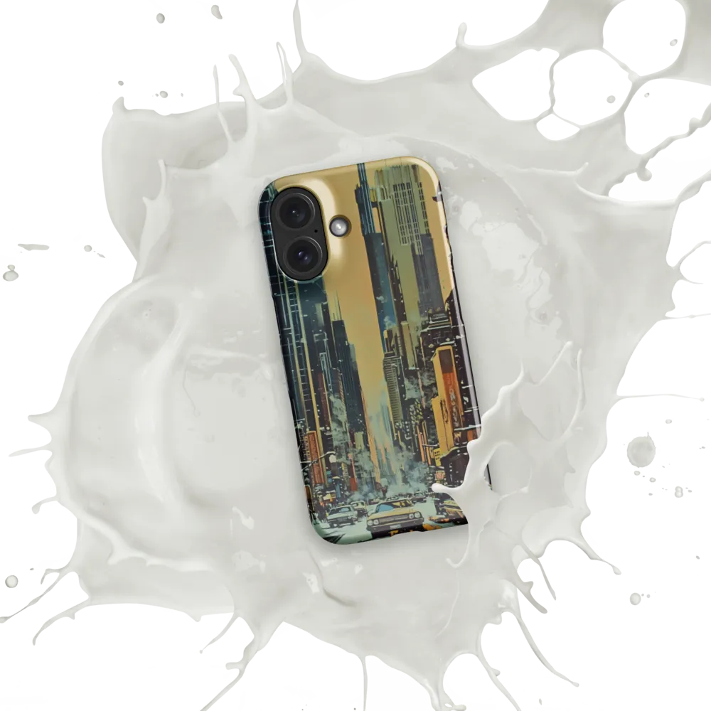 Winter Cityscape Painting 
 iPhone 16 Pro | Tough Case