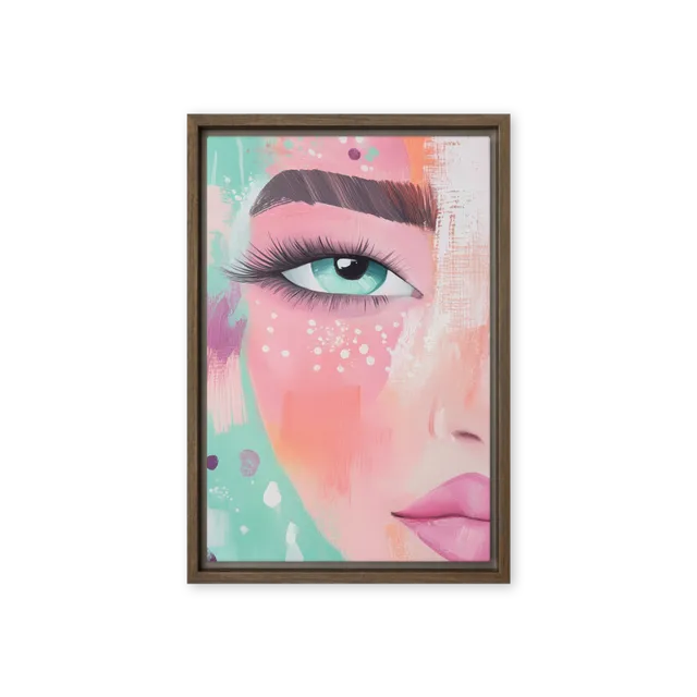 Painterly Eye Gaze | Art Print