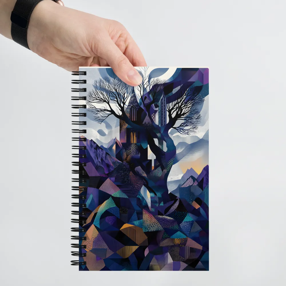 Gothic Geometric Fantasy 
 Spiral Notebook | 140 pages
