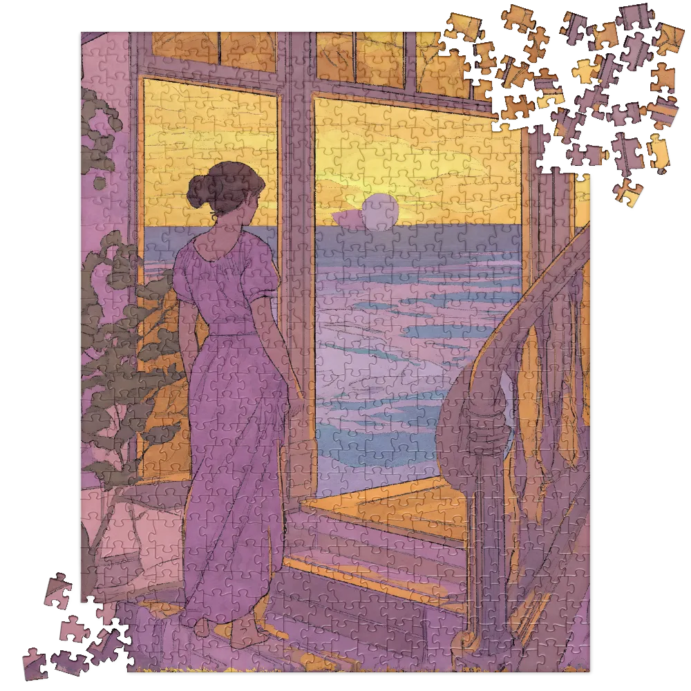 Twilight Reverie 
 Jigsaw Puzzle in Tin Box