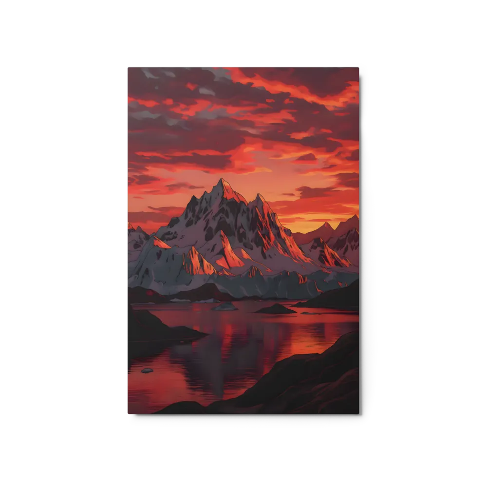 Alpine Sunset Reflection 
 Canvas | 18″x 26″