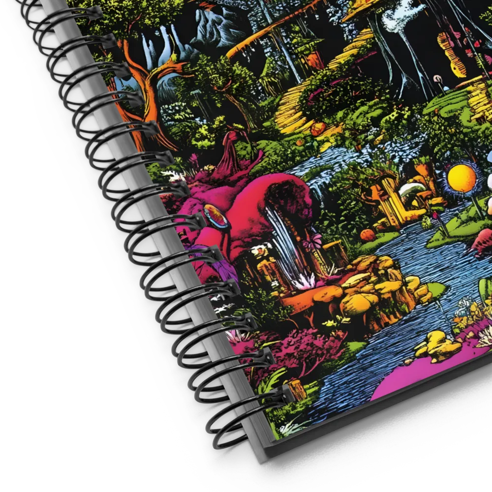 Psychedelic Fantasy Realm 
 Spiral Notebook | 140 pages
